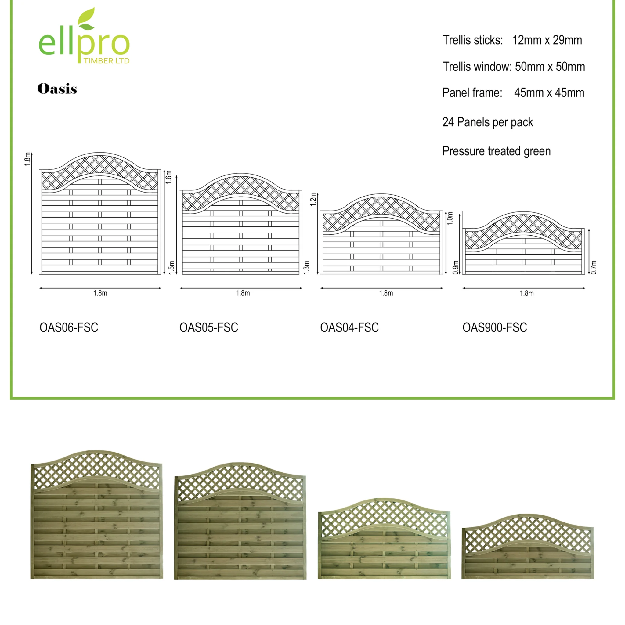 Oasis Fence Panels - Pro Insulation and Fence