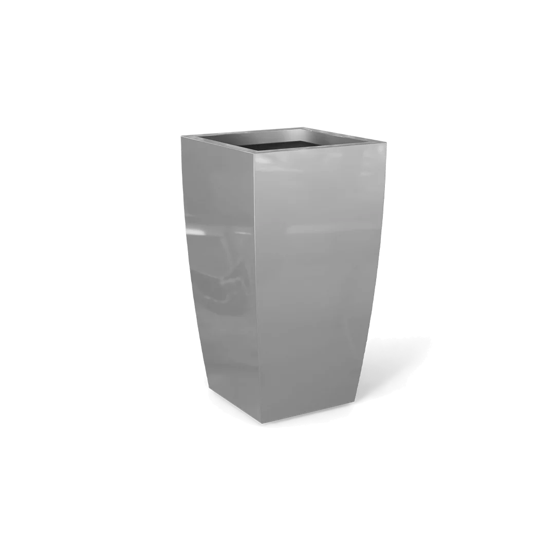 Toulan Modern Tall Tapered Square Planter - Pro Insulation and Fence