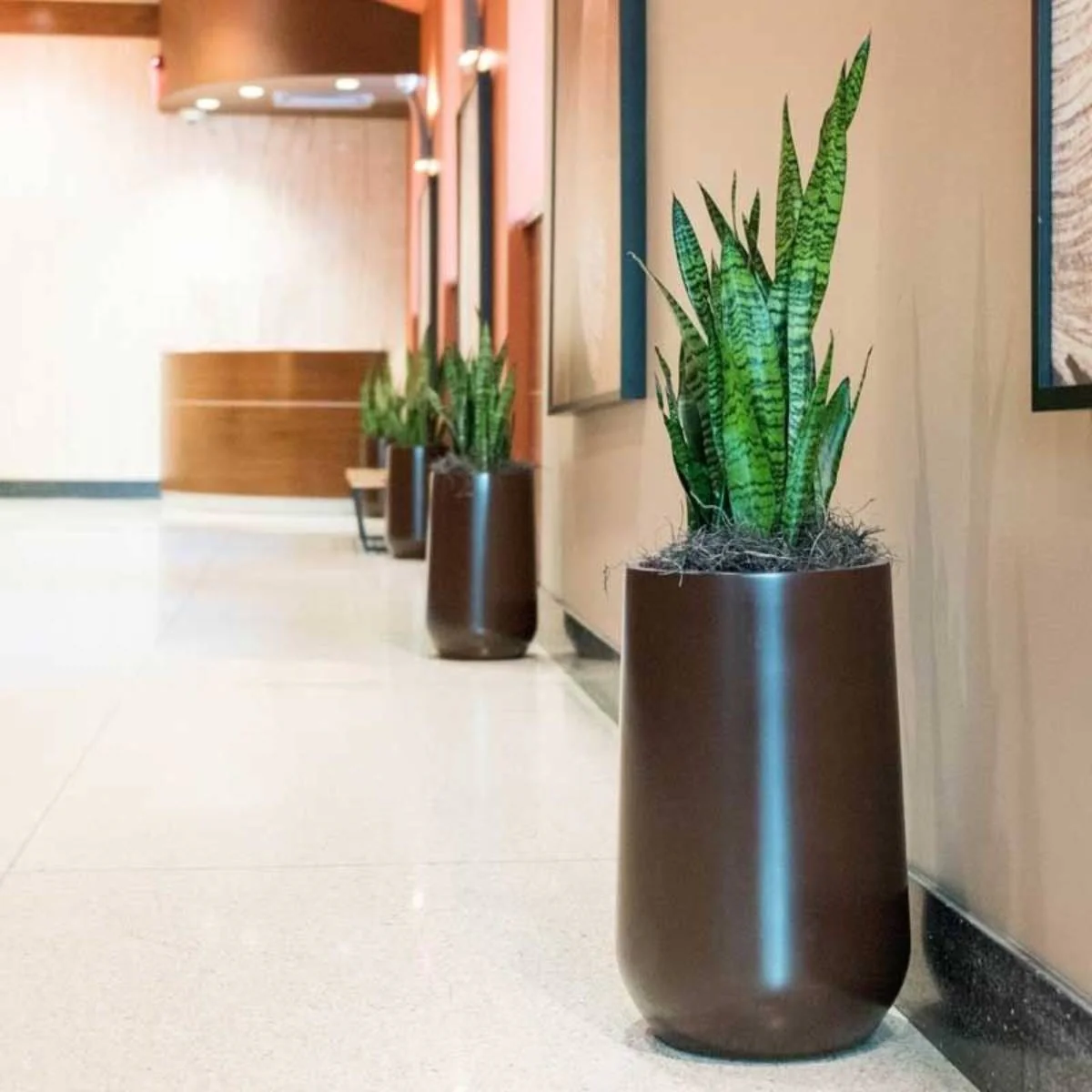 Hayden Tapered Round Planter - Pro Insulation and Fence