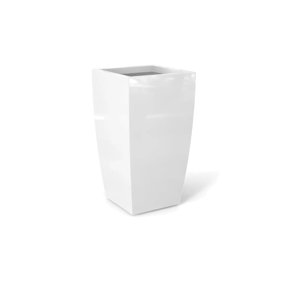 Toulan Modern Tall Tapered Square Planter - Pro Insulation and Fence