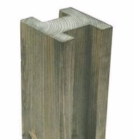TIMBER H POST TREATED 100x100x2.4M - Pro Insulation and Fence
