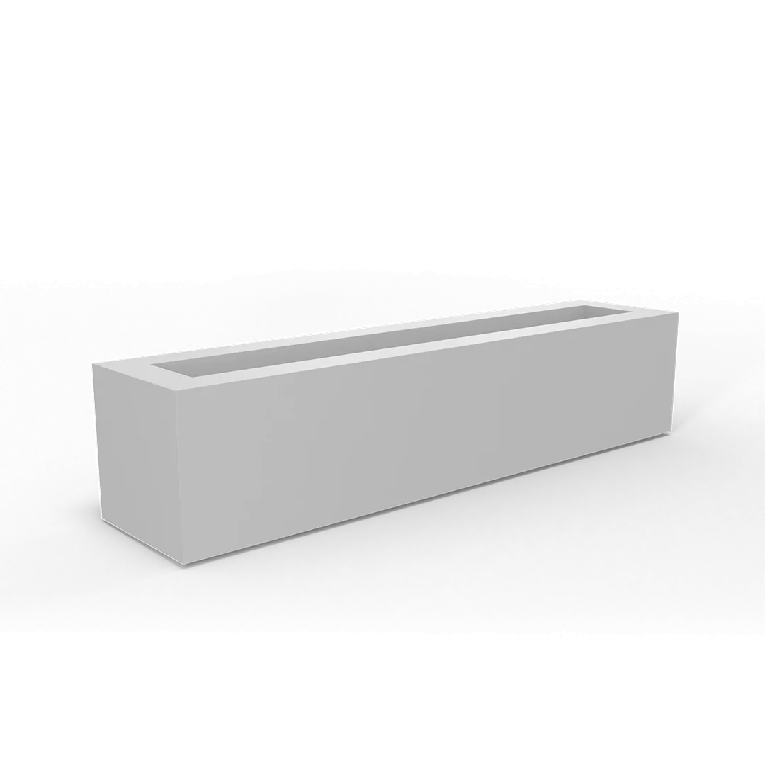 Salon Narrow Low Rectangular Planter - Pro Insulation and Fence