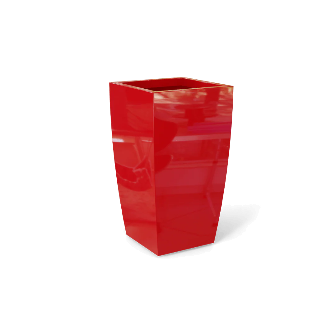 Toulan Modern Tall Tapered Square Planter - Pro Insulation and Fence