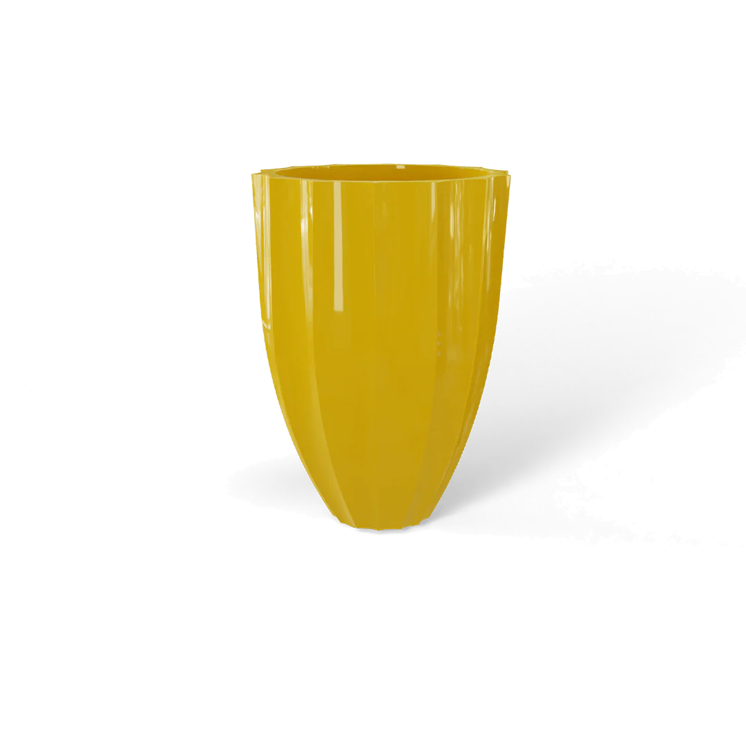 Alicante Fluted Round Planter - Pro Insulation and Fence