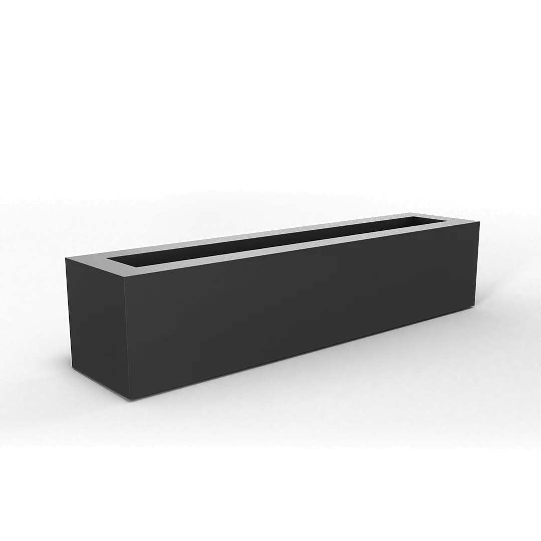 Salon Narrow Low Rectangular Planter - Pro Insulation and Fence