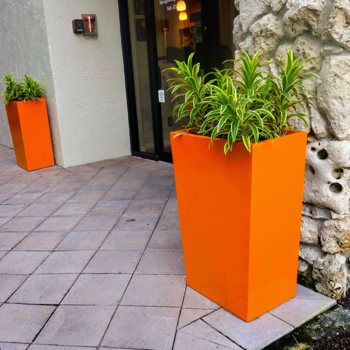 Amsterdam Tapered Rectangular Planter - Pro Insulation and Fence