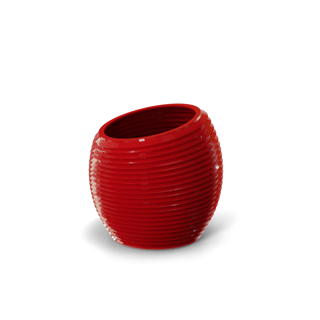 Spiral Modern Globe Planter - Pro Insulation and Fence