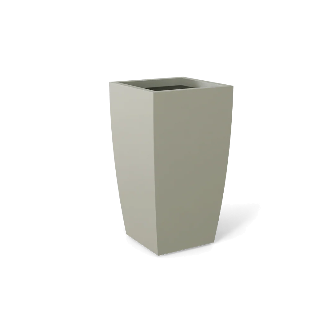 Toulan Modern Tall Tapered Square Planter - Pro Insulation and Fence
