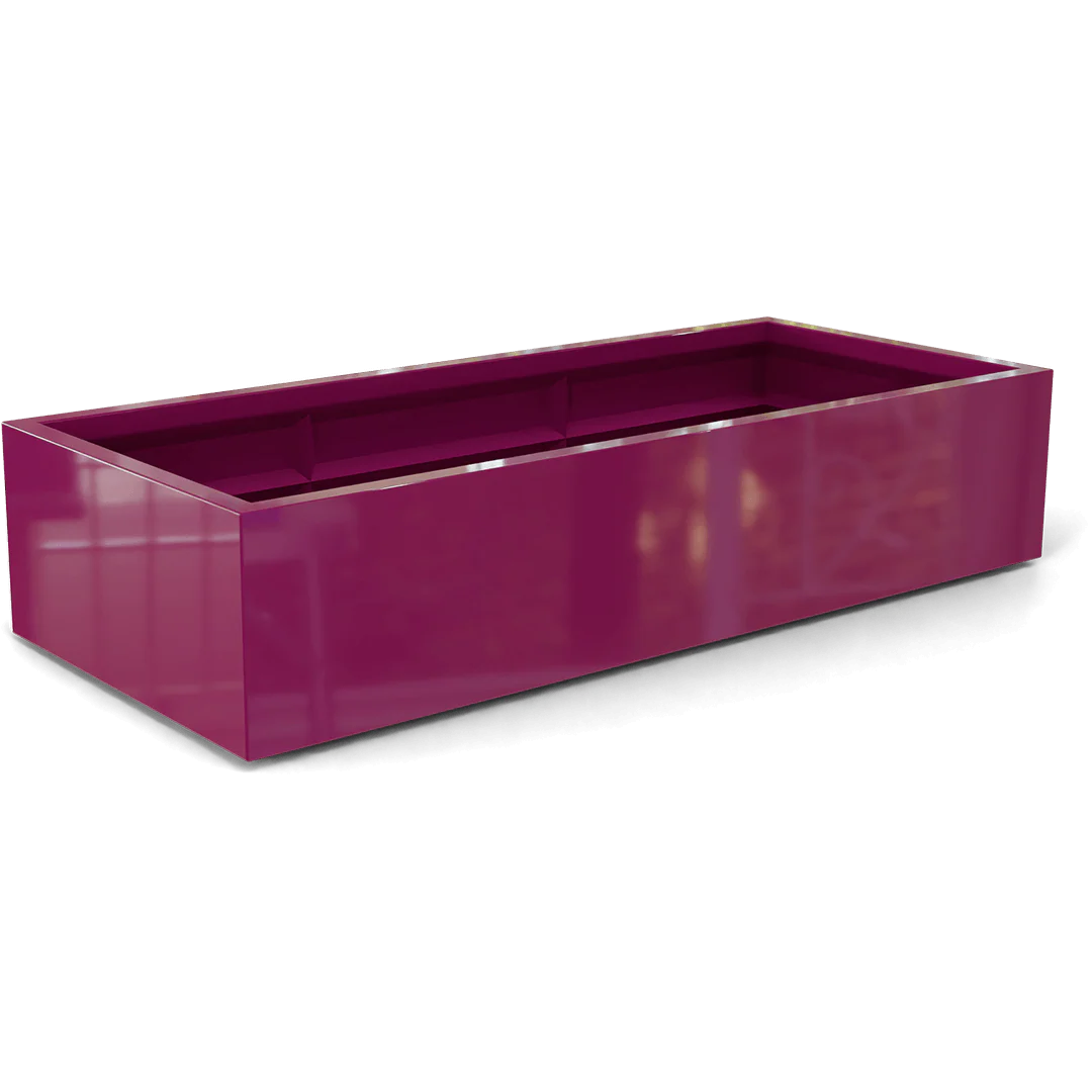 Selenge Extra Wide Large Rectangle Planter - Pro Insulation and Fence