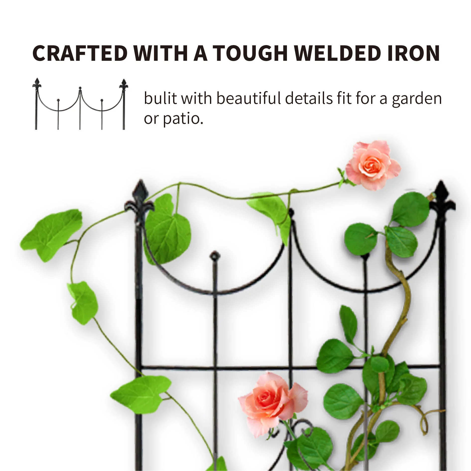 Garden Trellis 70” x 20” for Climbing Plants - Pro Insulation and Fence