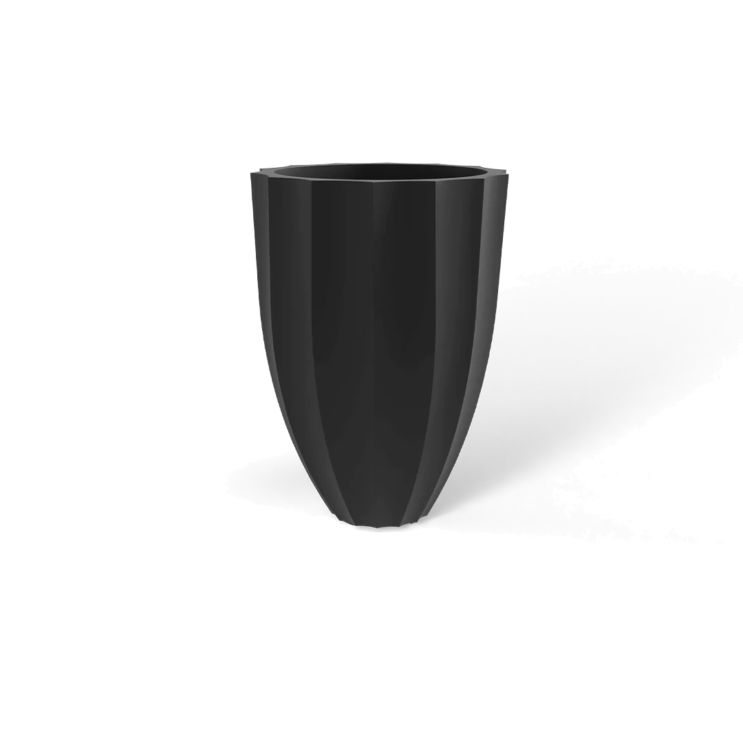 Alicante Fluted Round Planter - Pro Insulation and Fence