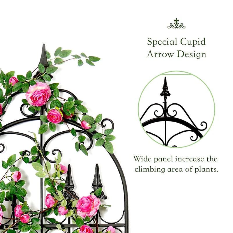 Garden Trellis 60” x 21.7” for Climbing Plants - Pro Insulation and Fence