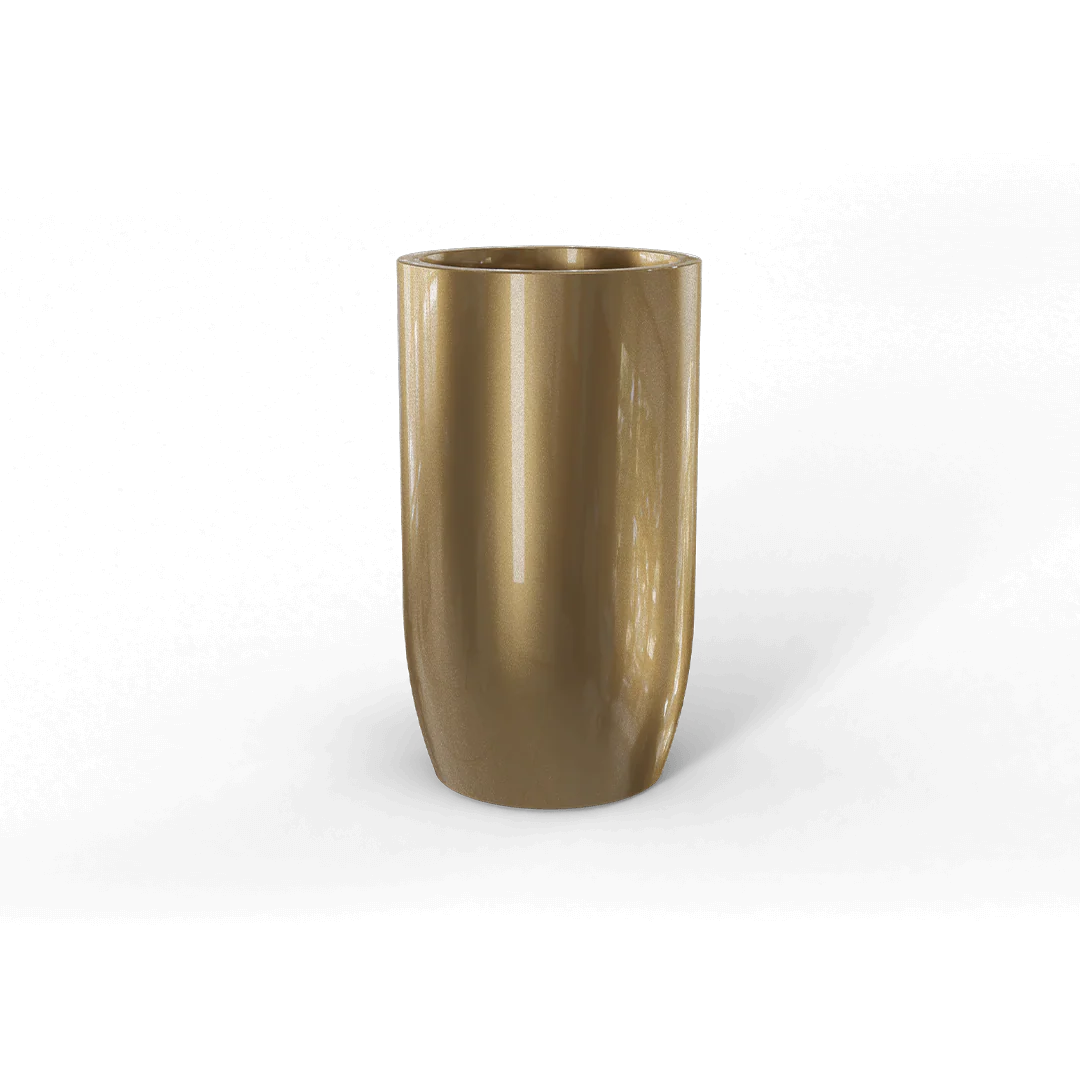 Lisbon Tall Round Tapered Planter - Pro Insulation and Fence