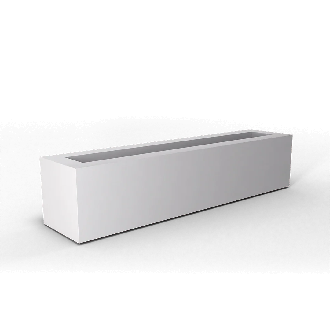 Salon Narrow Low Rectangular Planter - Pro Insulation and Fence
