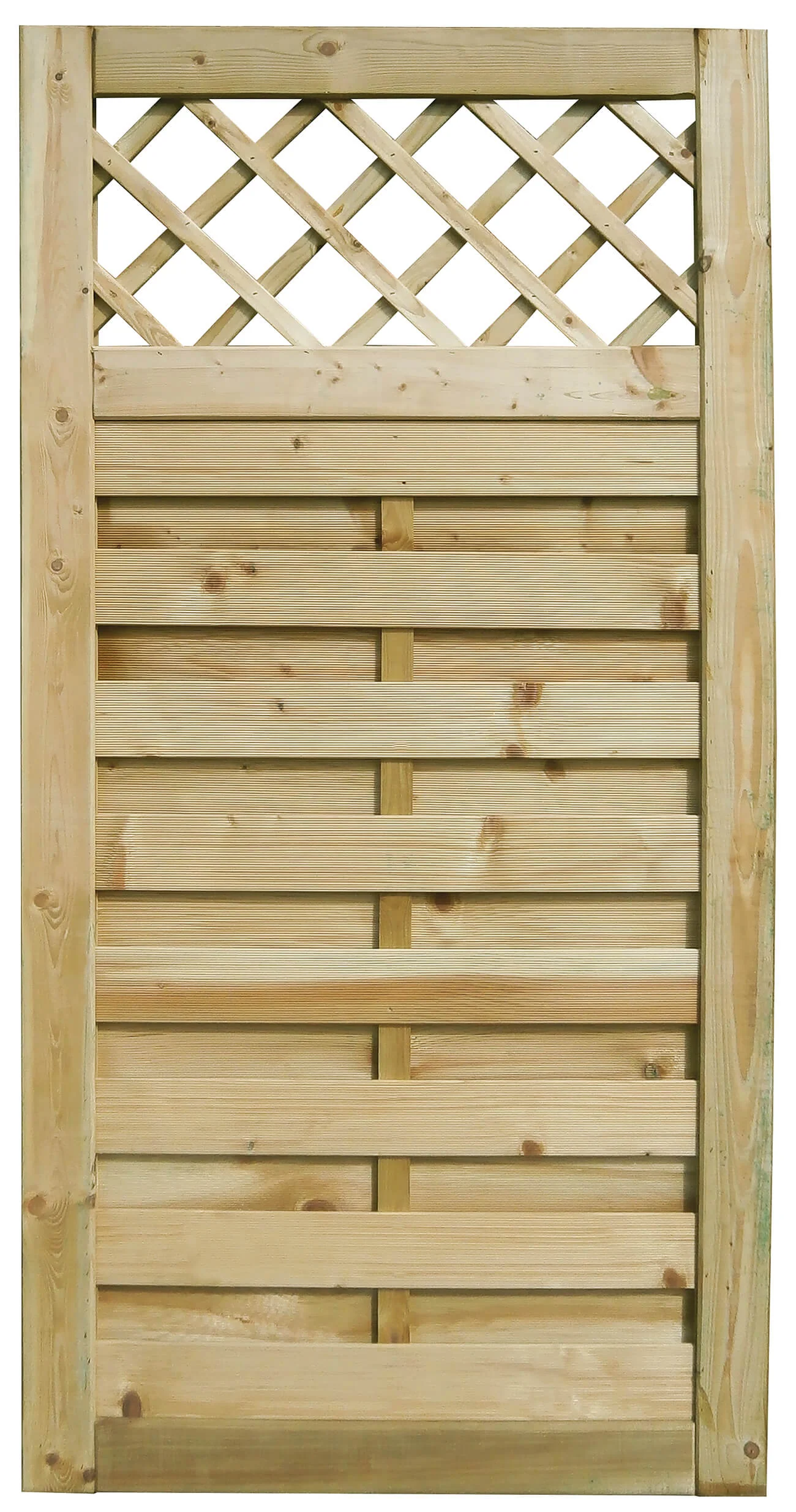 San Remo Flat Top Gate With Trellis - Pro Insulation and Fence