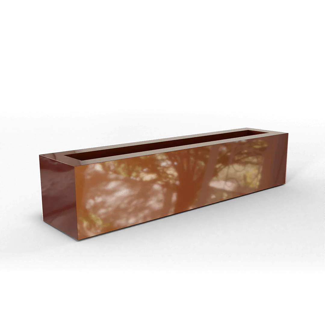 Salon Narrow Low Rectangular Planter - Pro Insulation and Fence