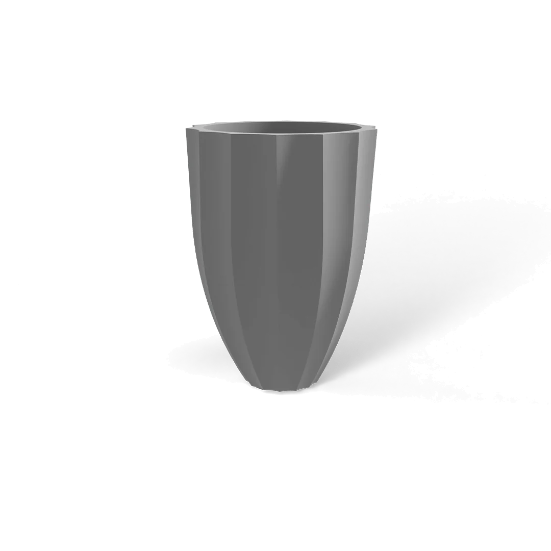Alicante Fluted Round Planter - Pro Insulation and Fence