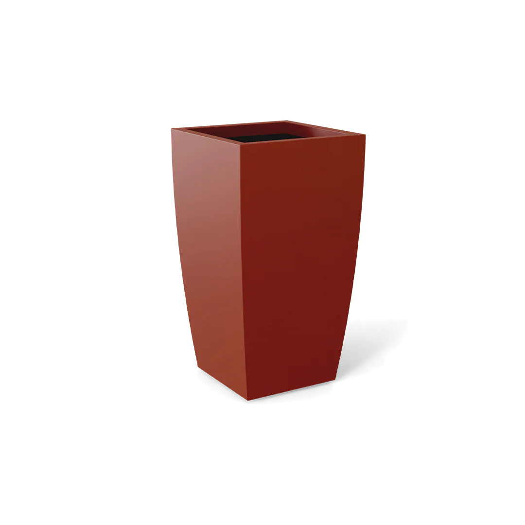Toulan Modern Tall Tapered Square Planter - Pro Insulation and Fence