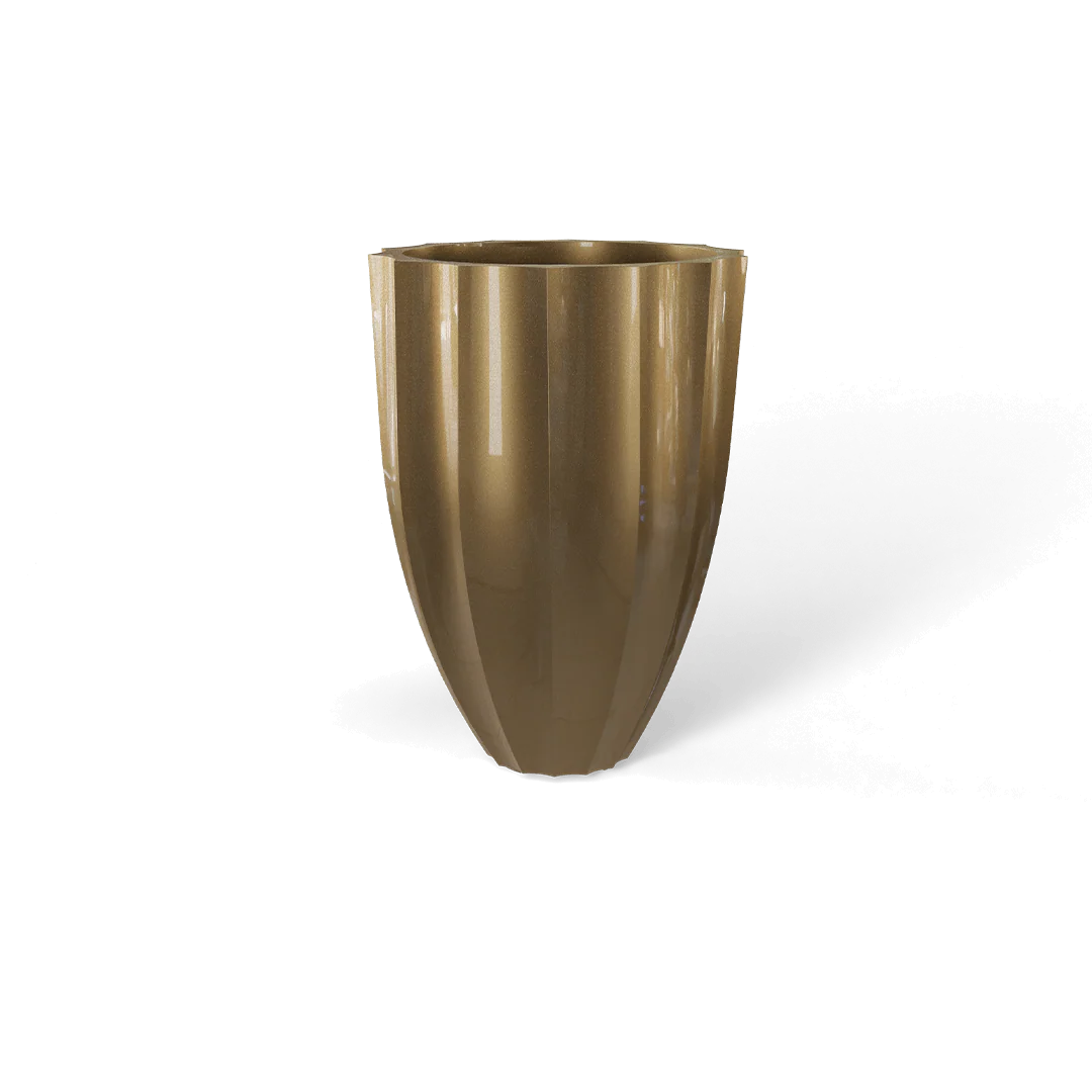 Alicante Fluted Round Planter - Pro Insulation and Fence