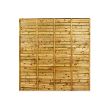 Shiplap Pressure Treated Fence Panel Brown - 1800 x 1500mm - Pro Insulation and Fence