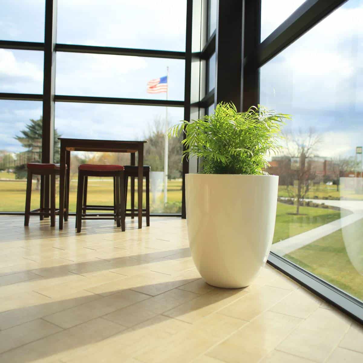 Valencia Tall Round Tapered Planter - Pro Insulation and Fence