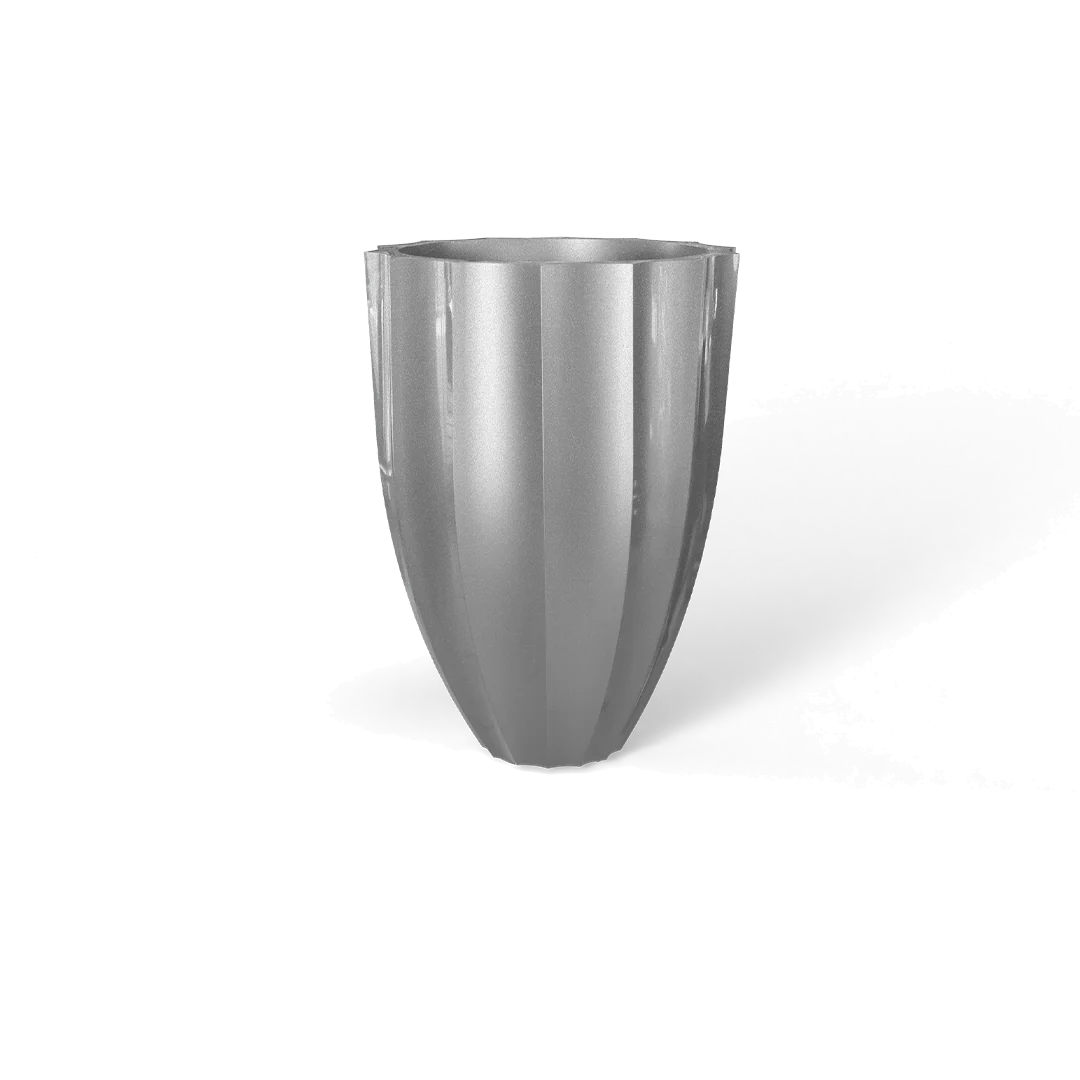 Alicante Fluted Round Planter - Pro Insulation and Fence