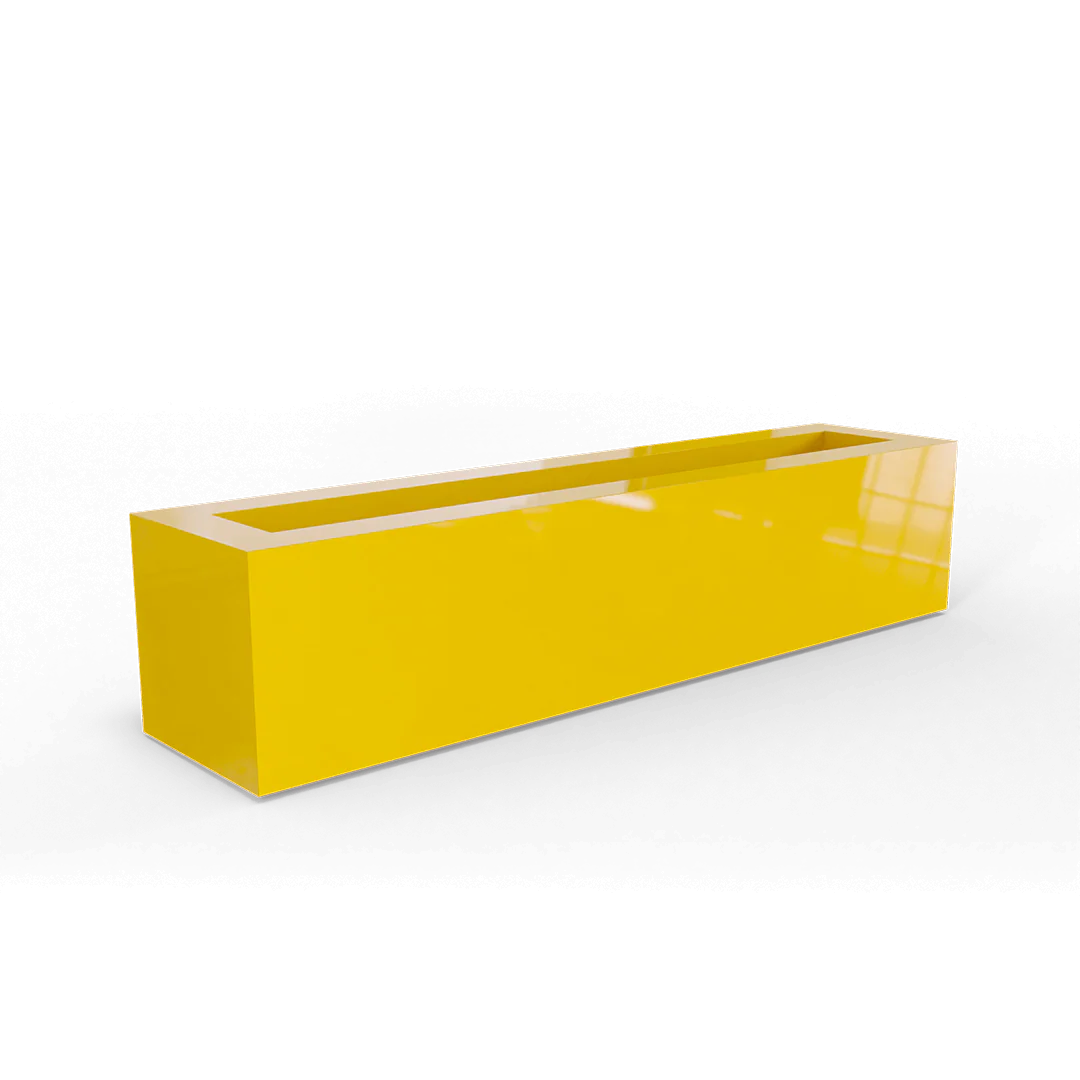 Salon Narrow Low Rectangular Planter - Pro Insulation and Fence