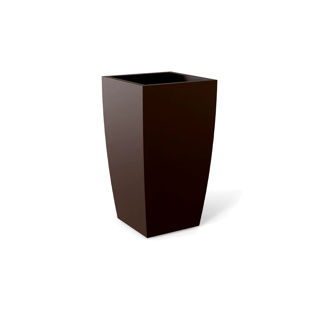 Toulan Modern Tall Tapered Square Planter - Pro Insulation and Fence