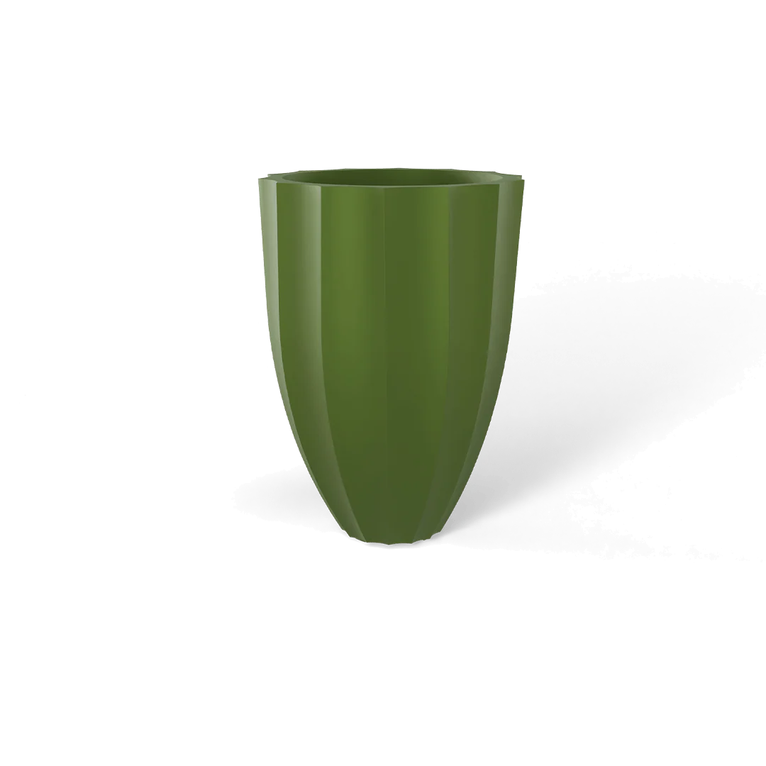 Alicante Fluted Round Planter - Pro Insulation and Fence