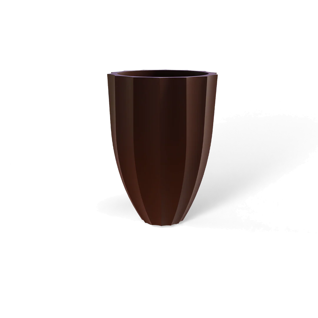 Alicante Fluted Round Planter - Pro Insulation and Fence
