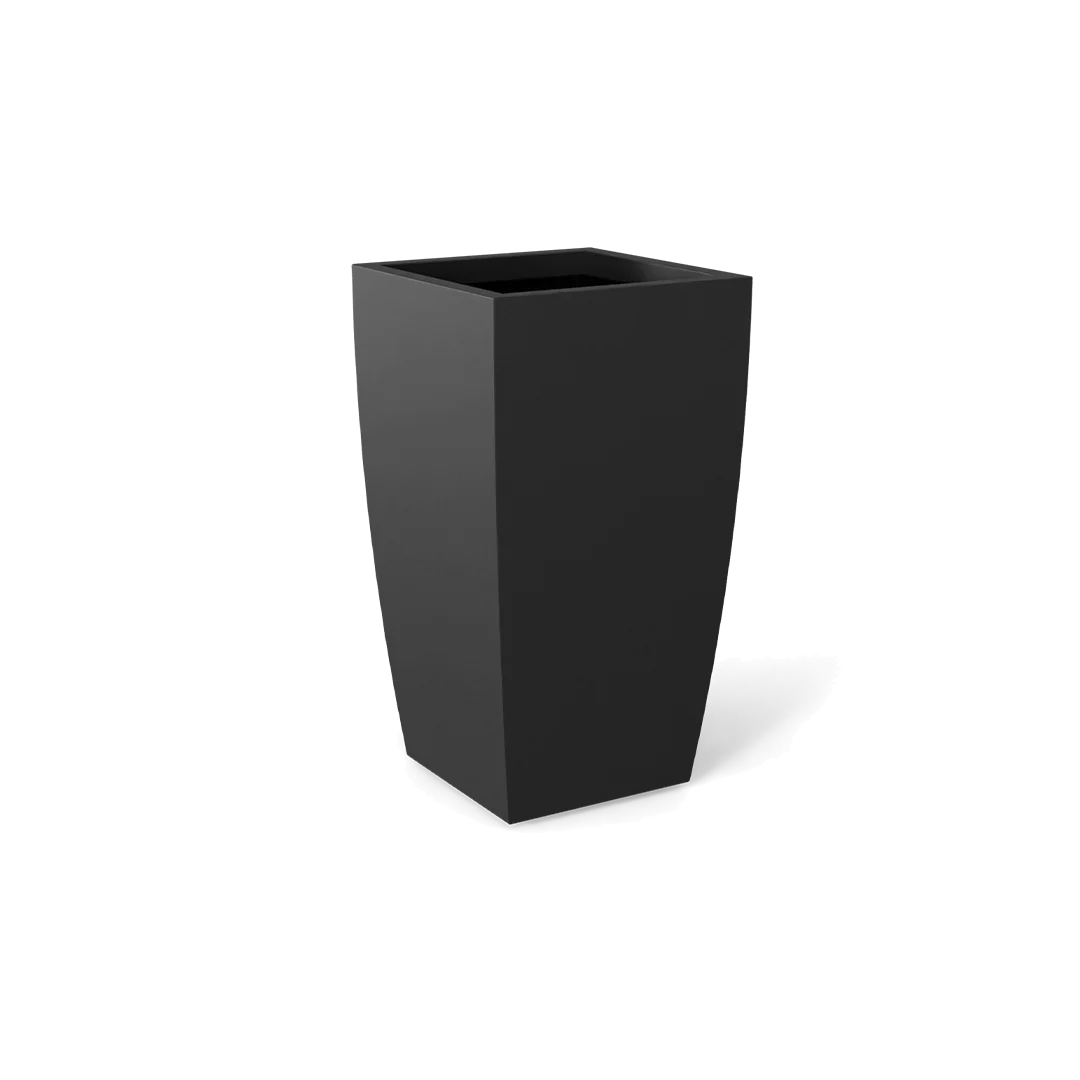 Toulan Modern Tall Tapered Square Planter - Pro Insulation and Fence