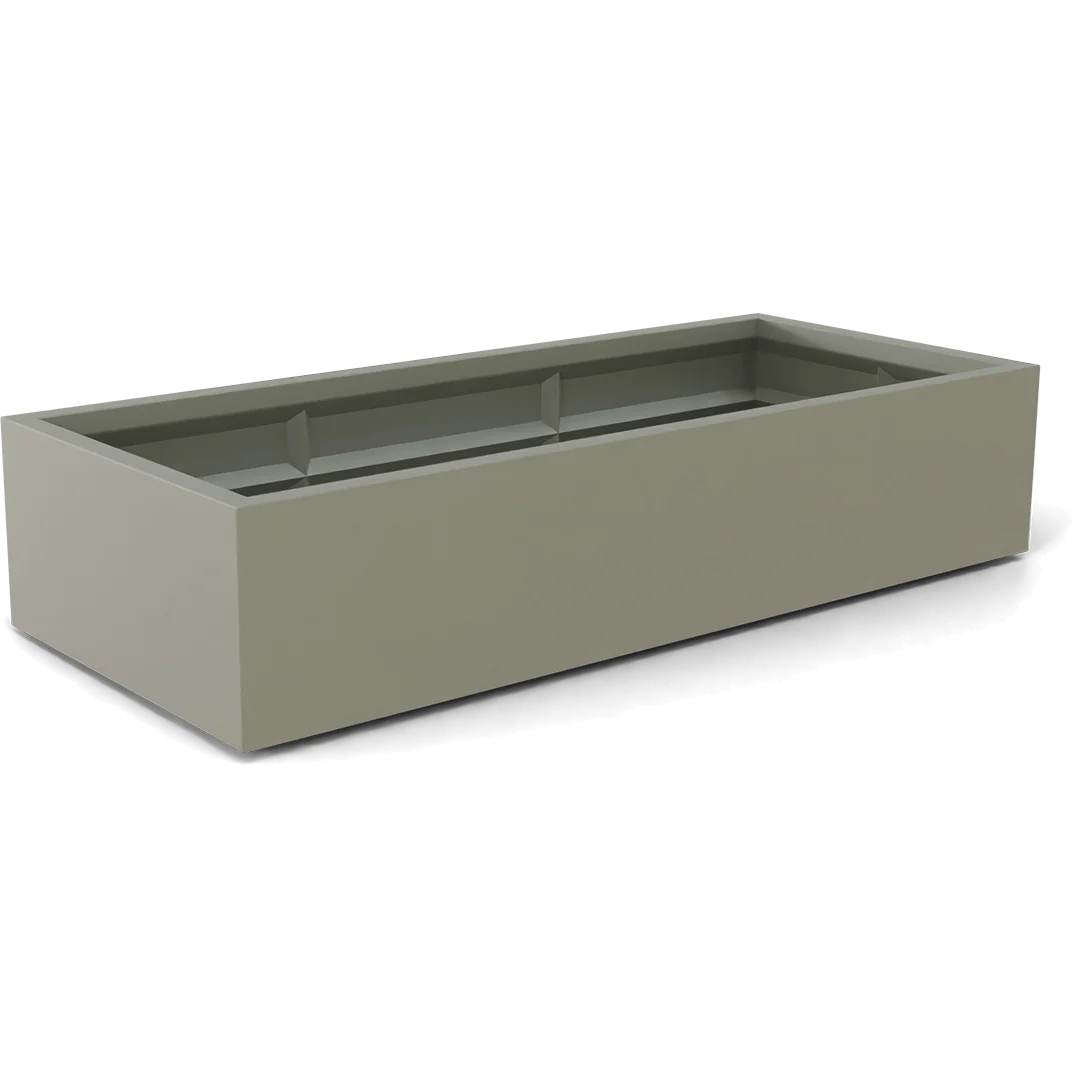 Selenge Extra Wide Large Rectangle Planter - Pro Insulation and Fence