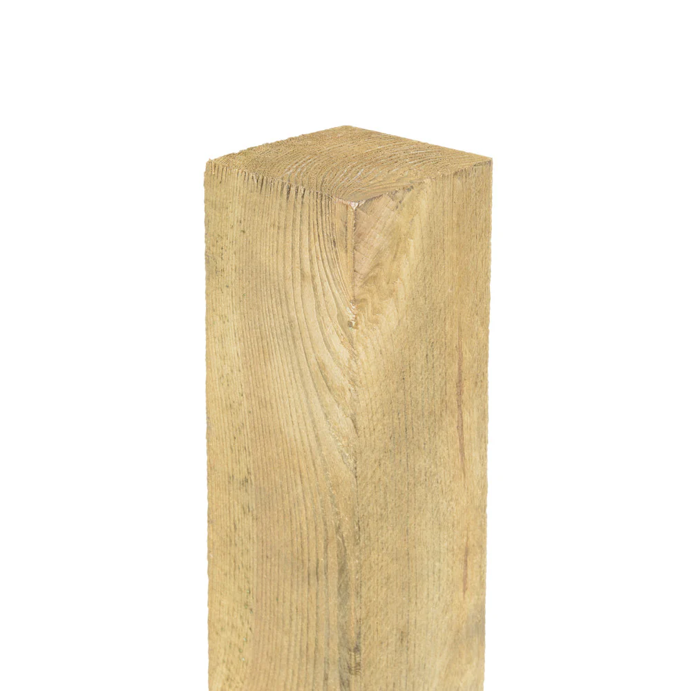 Timber Post Green 2.4Mx75MMx75MM - Pro Insulation and Fence