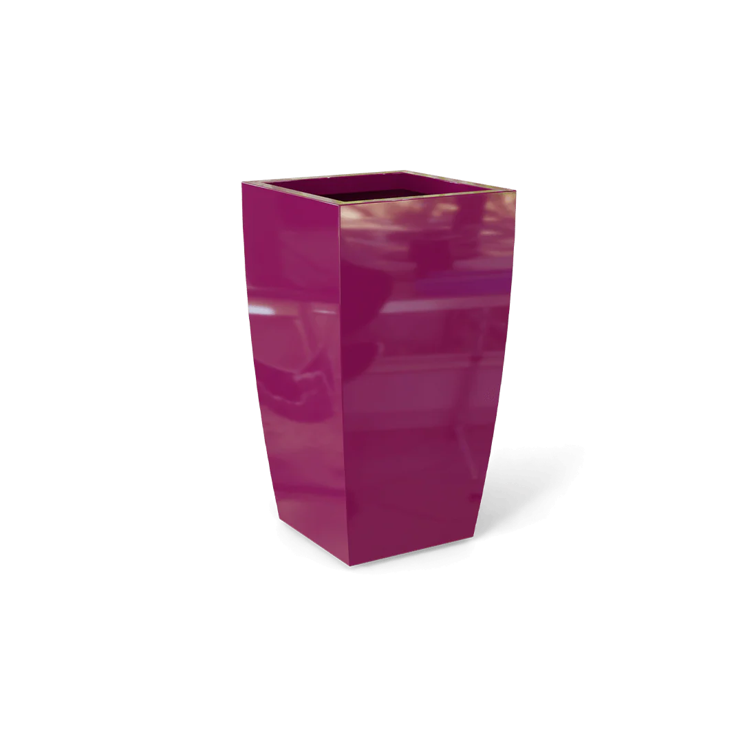 Toulan Modern Tall Tapered Square Planter - Pro Insulation and Fence