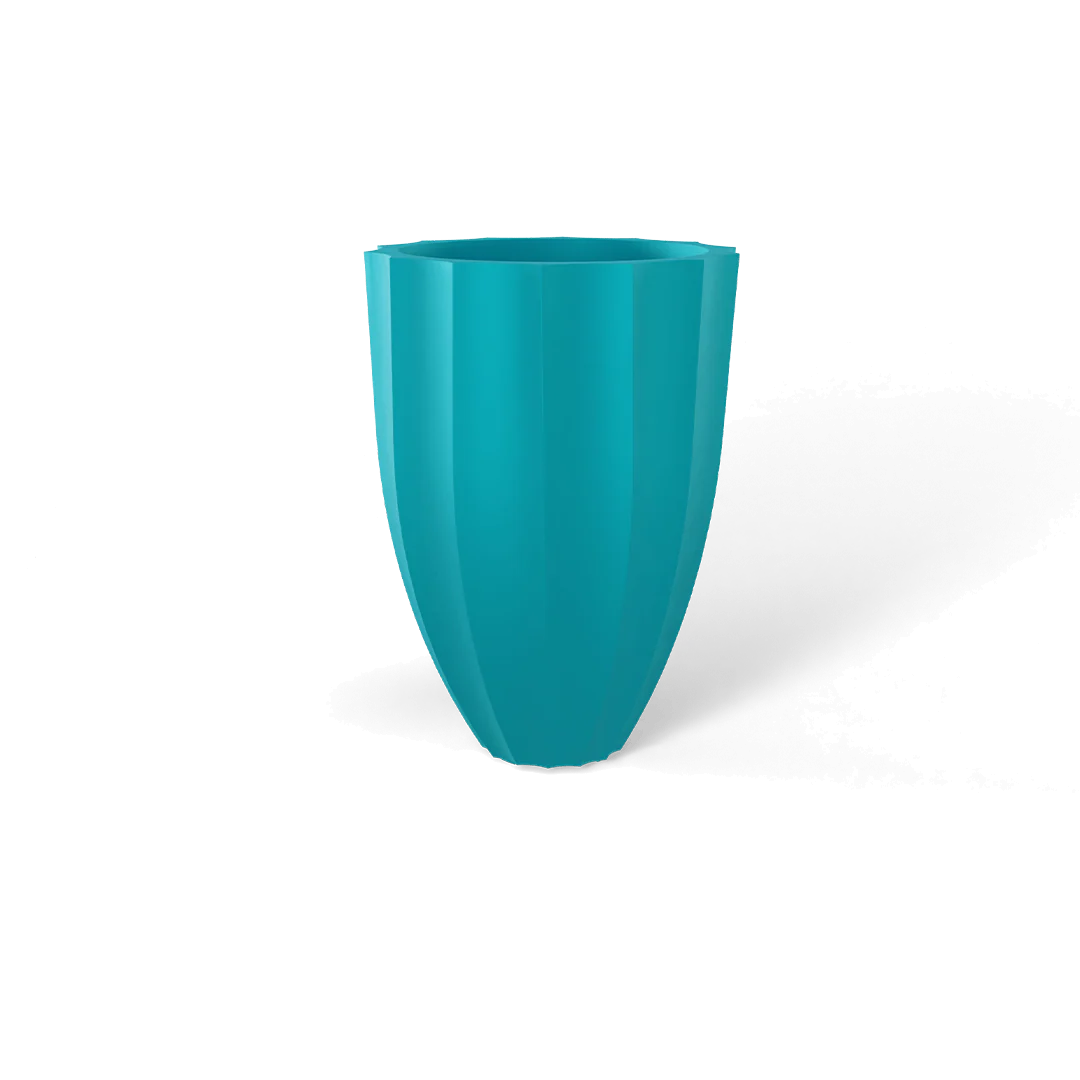 Alicante Fluted Round Planter - Pro Insulation and Fence