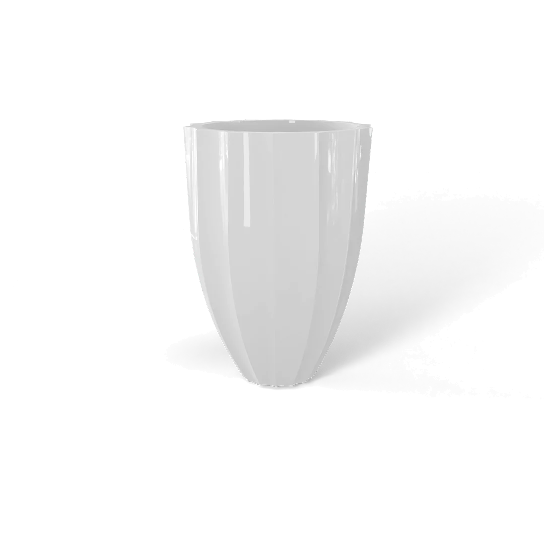 Alicante Fluted Round Planter - Pro Insulation and Fence