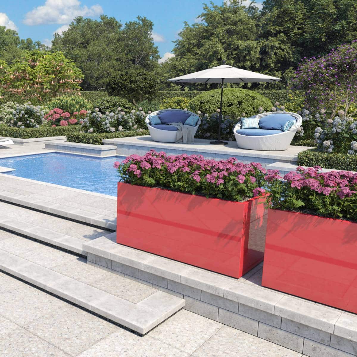 Granada Wide Rectangular Planter - Pro Insulation and Fence