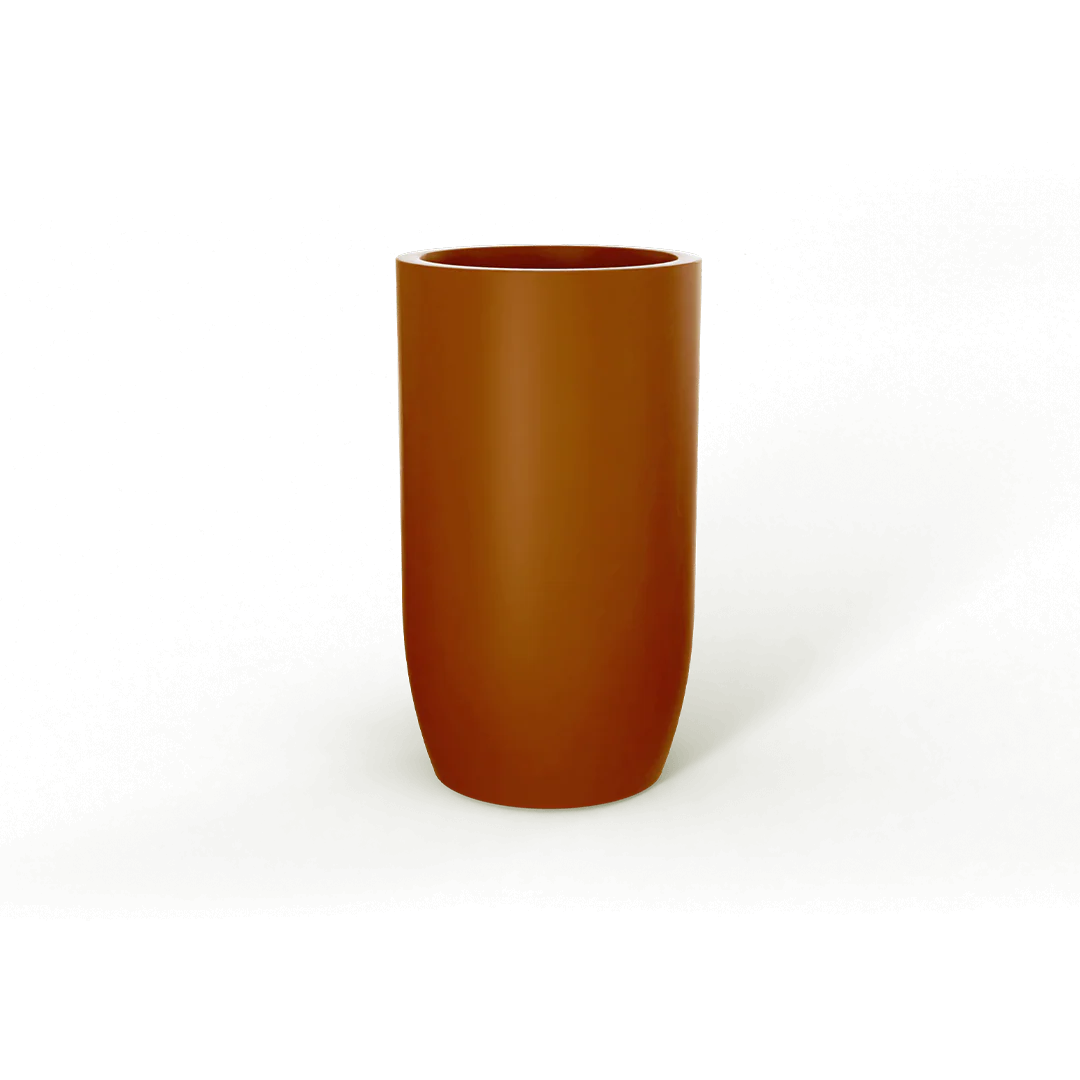 Lisbon Tall Round Tapered Planter - Pro Insulation and Fence