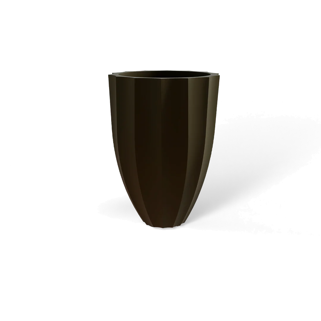 Alicante Fluted Round Planter - Pro Insulation and Fence