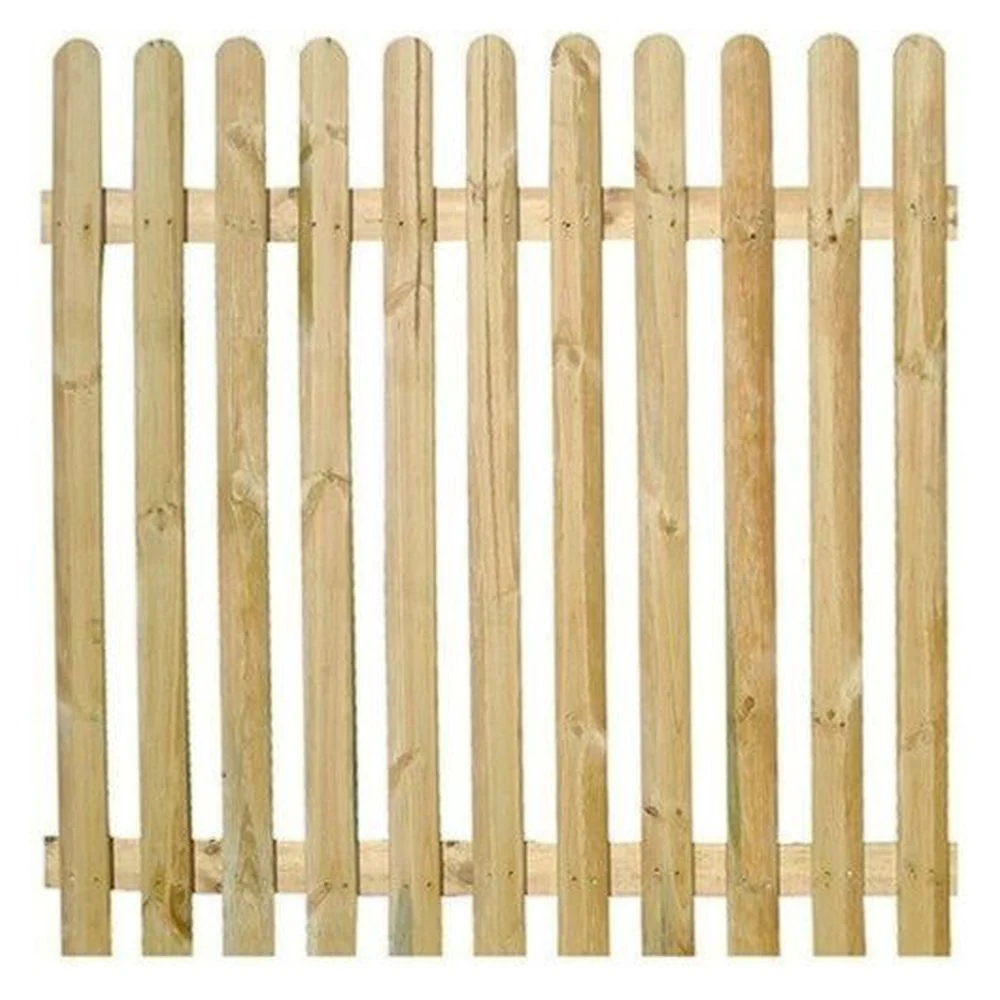 Rounded Top Picket Pale Fencing 1.83m x 0.30m - Pro Insulation and Fence