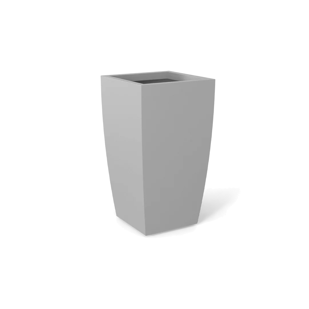 Toulan Modern Tall Tapered Square Planter - Pro Insulation and Fence