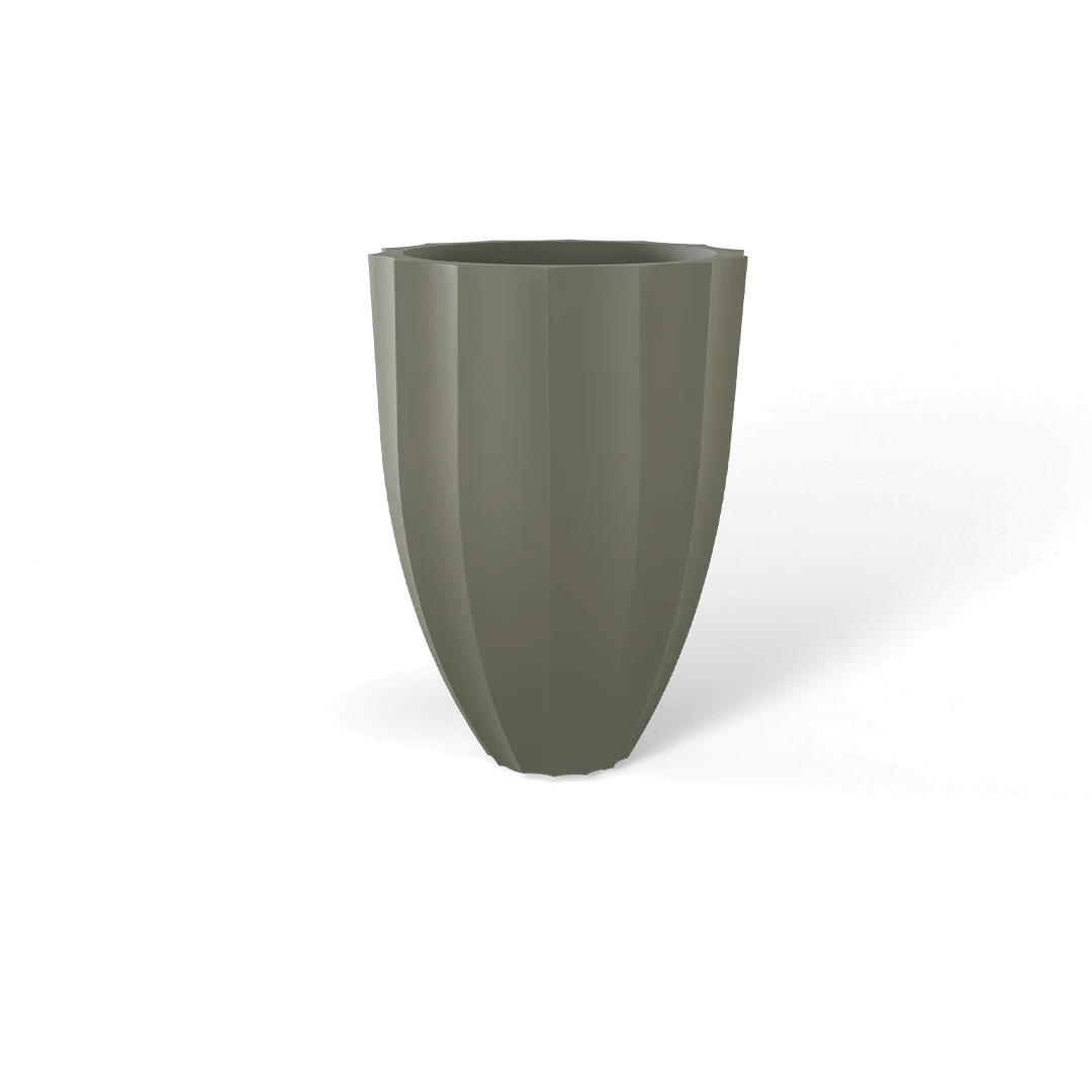 Alicante Fluted Round Planter - Pro Insulation and Fence
