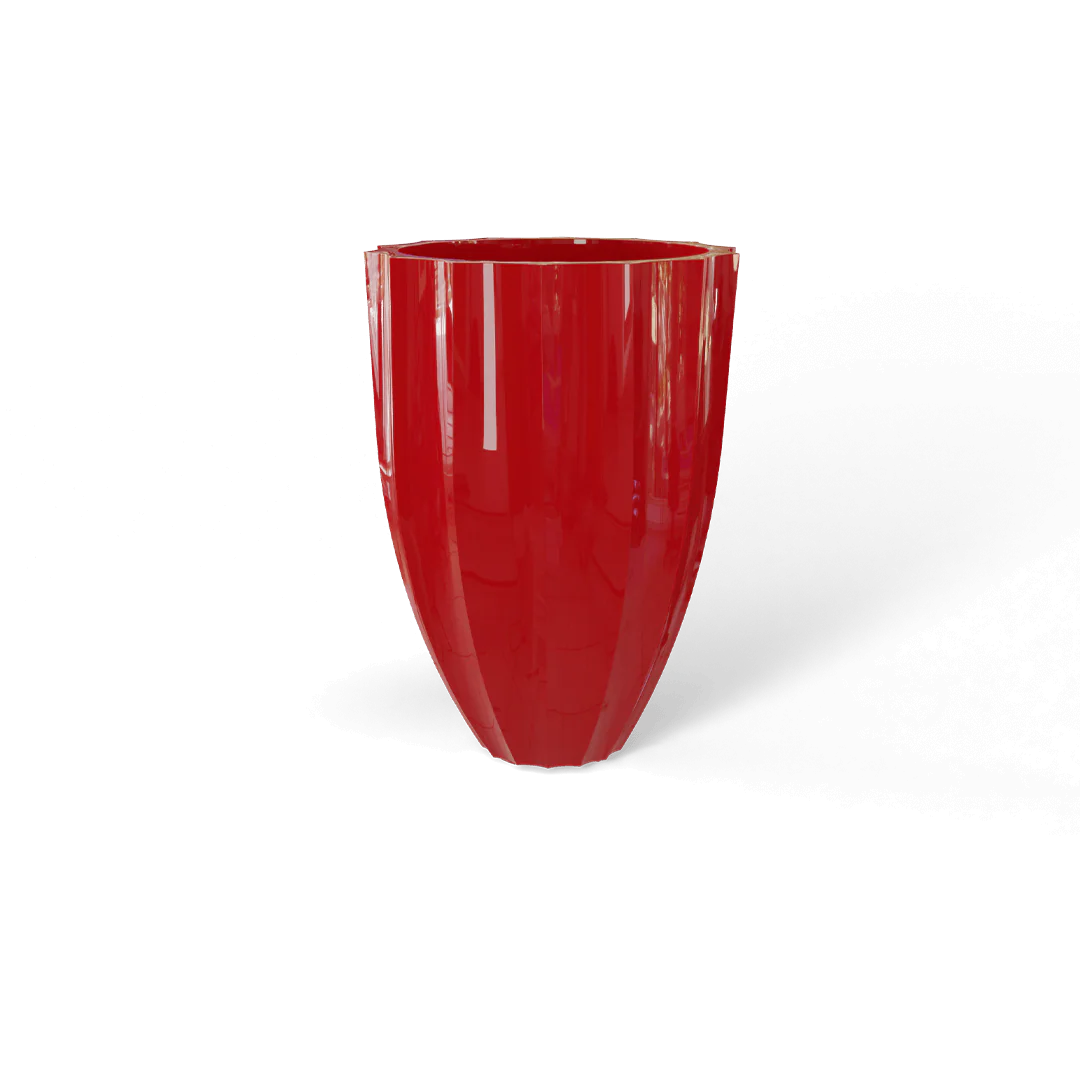 Alicante Fluted Round Planter - Pro Insulation and Fence