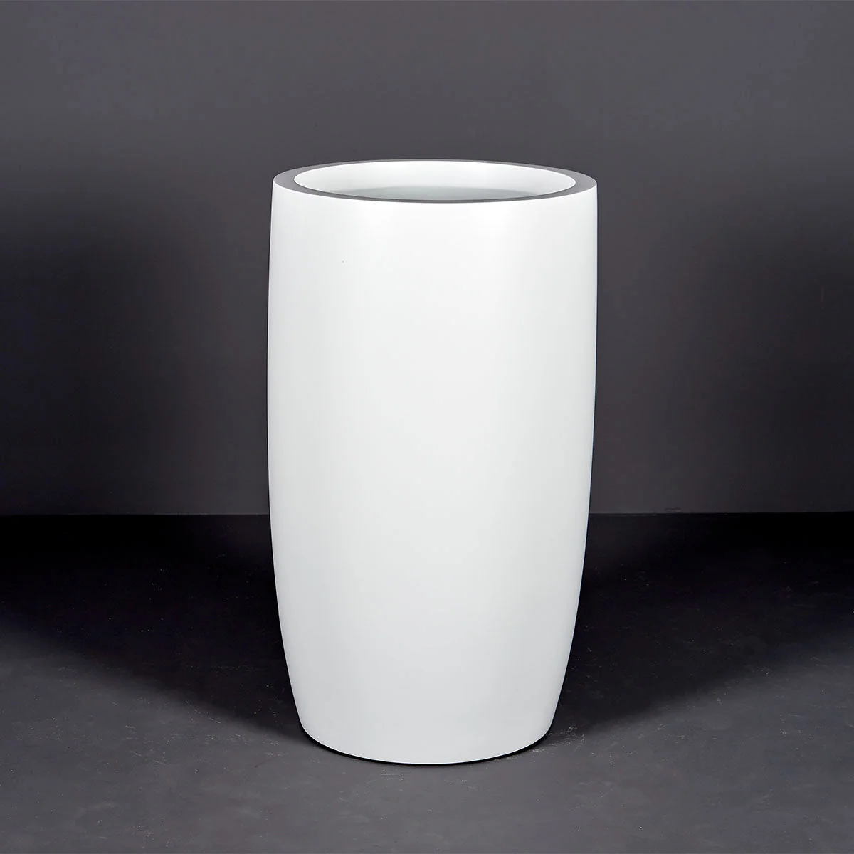 Lisbon Tall Round Tapered Planter - Pro Insulation and Fence