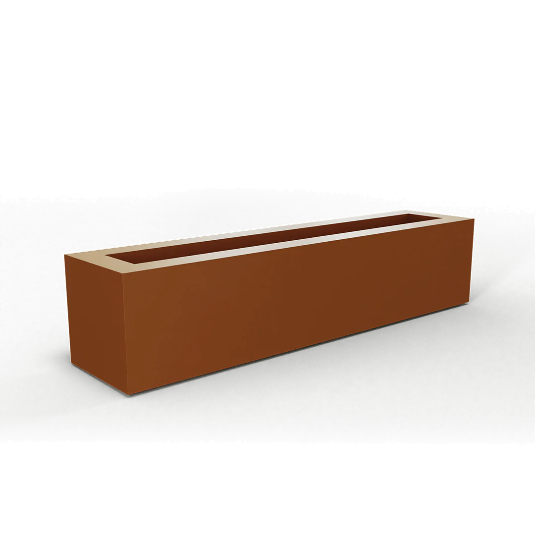Salon Narrow Low Rectangular Planter - Pro Insulation and Fence
