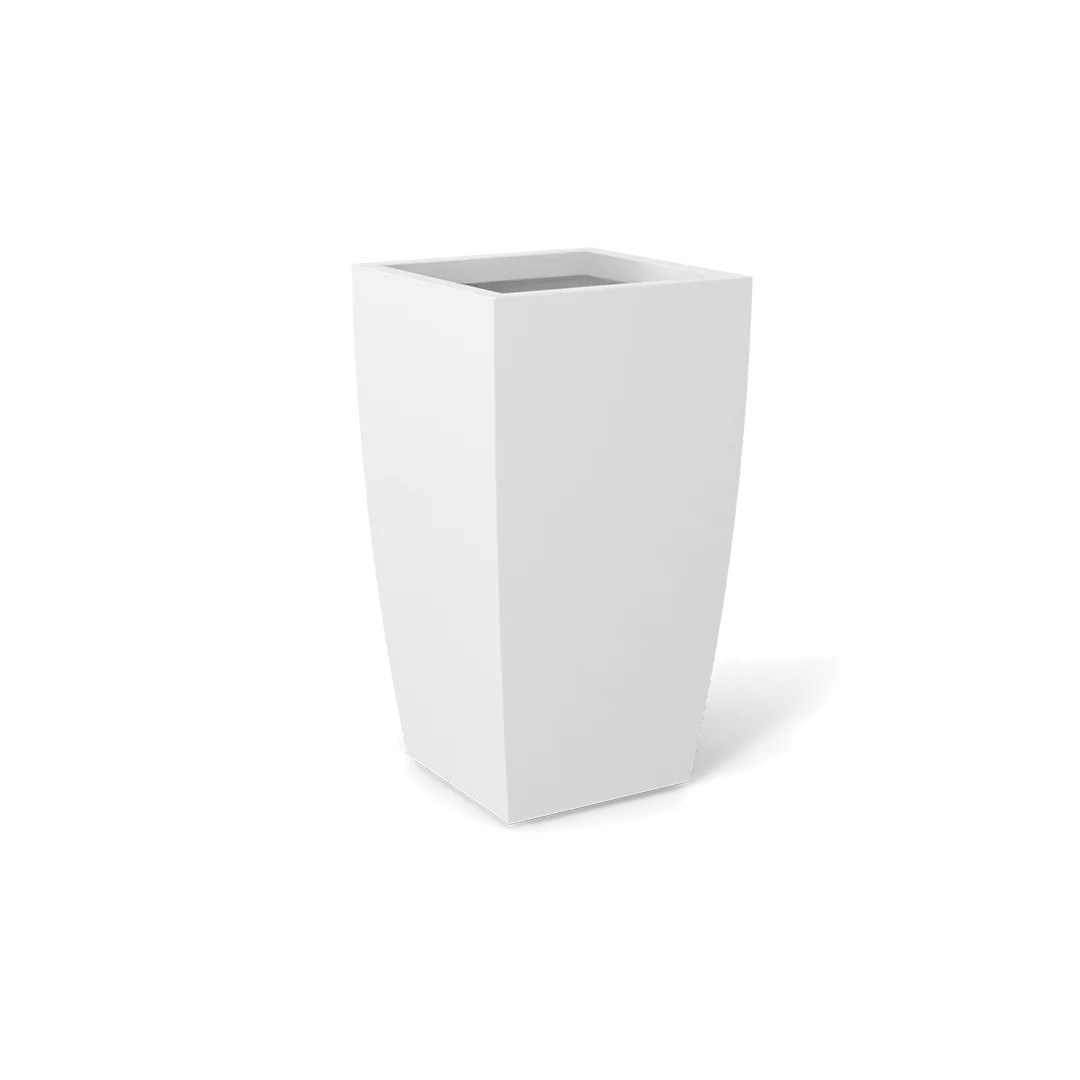 Toulan Modern Tall Tapered Square Planter - Pro Insulation and Fence