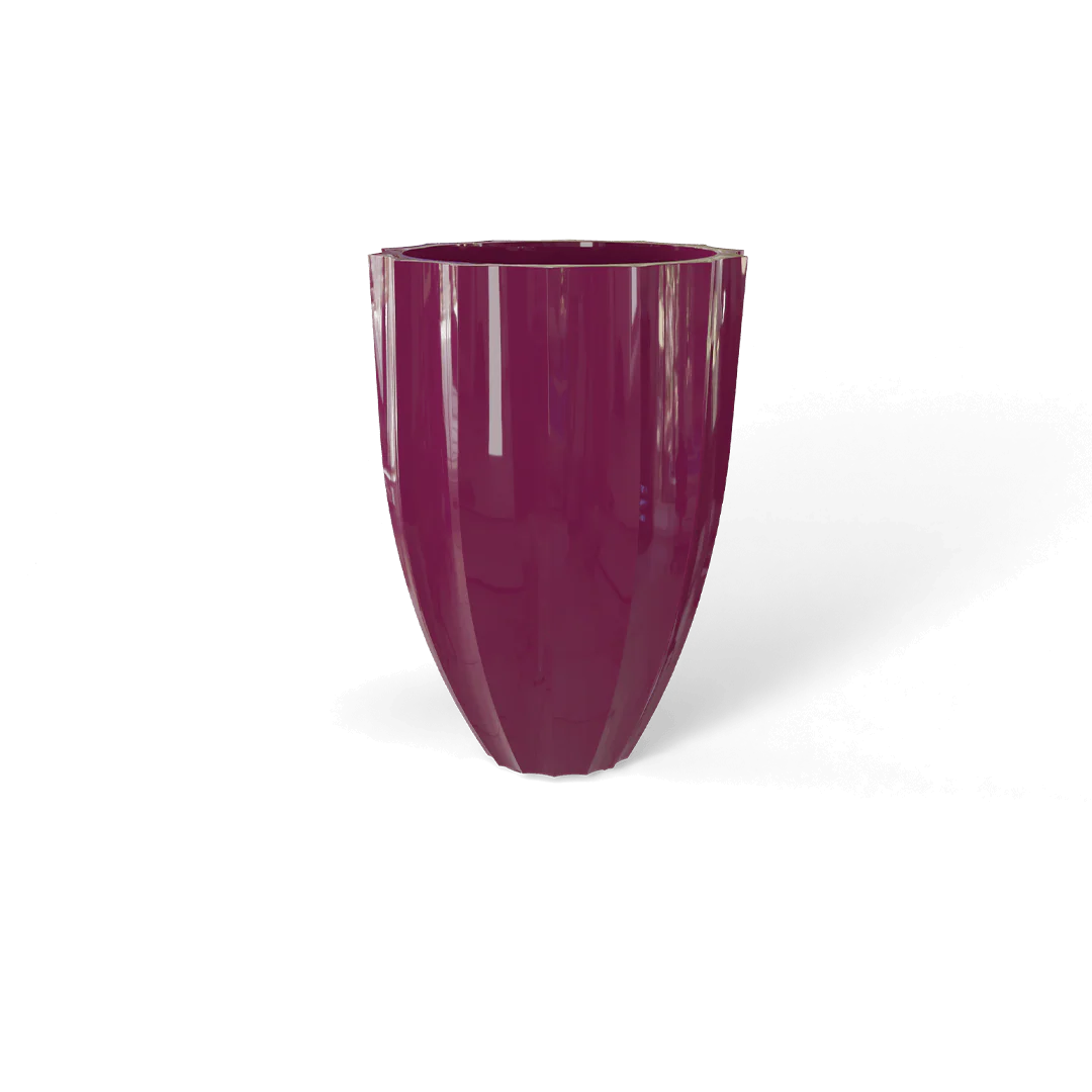 Alicante Fluted Round Planter - Pro Insulation and Fence