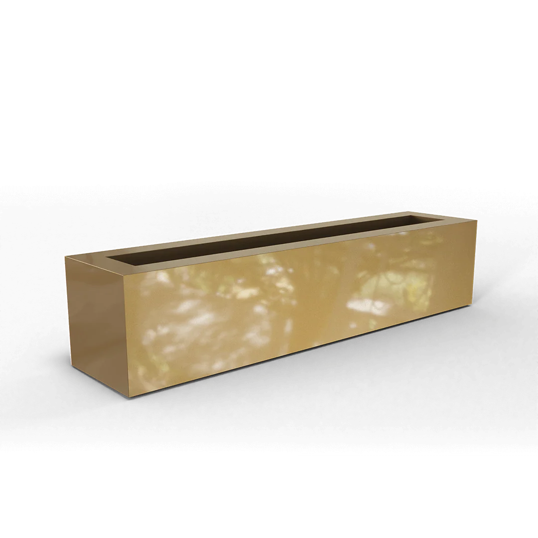 Salon Narrow Low Rectangular Planter - Pro Insulation and Fence