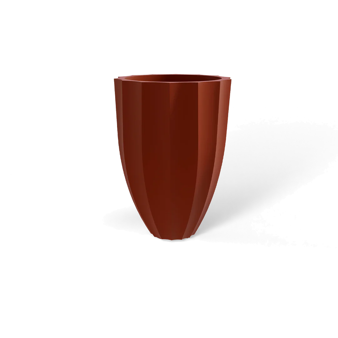 Alicante Fluted Round Planter - Pro Insulation and Fence