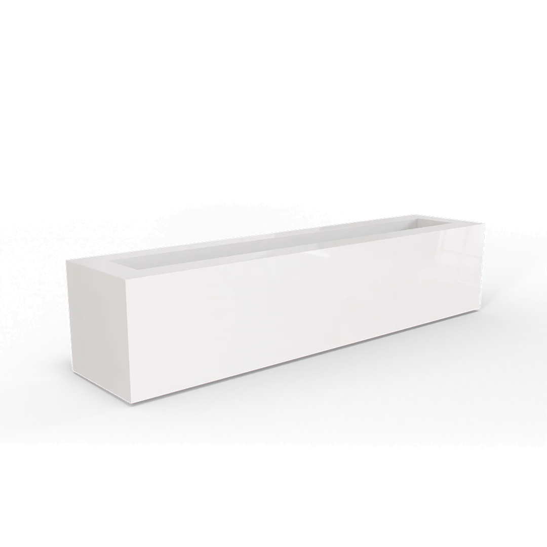 Salon Narrow Low Rectangular Planter - Pro Insulation and Fence